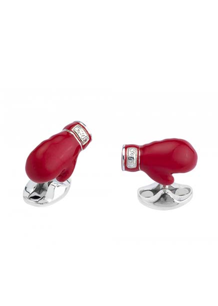Sterling Silver Boxing Glove Cufflinks C1572S07 Image