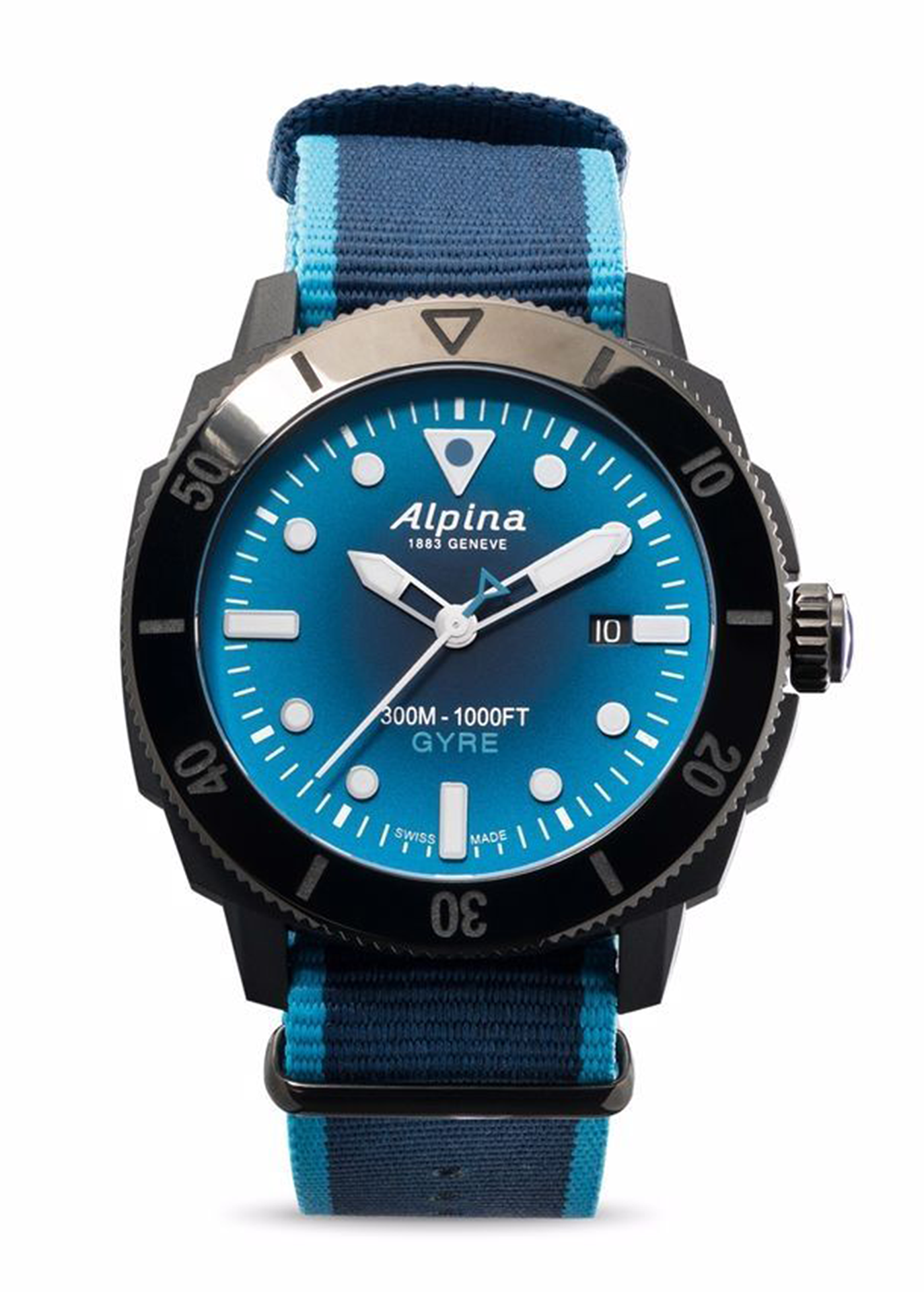 Alpinia Seastrong Diver Gyre Automatic Blue Dial Men's Watch AL-525LNSB4VG6 Image