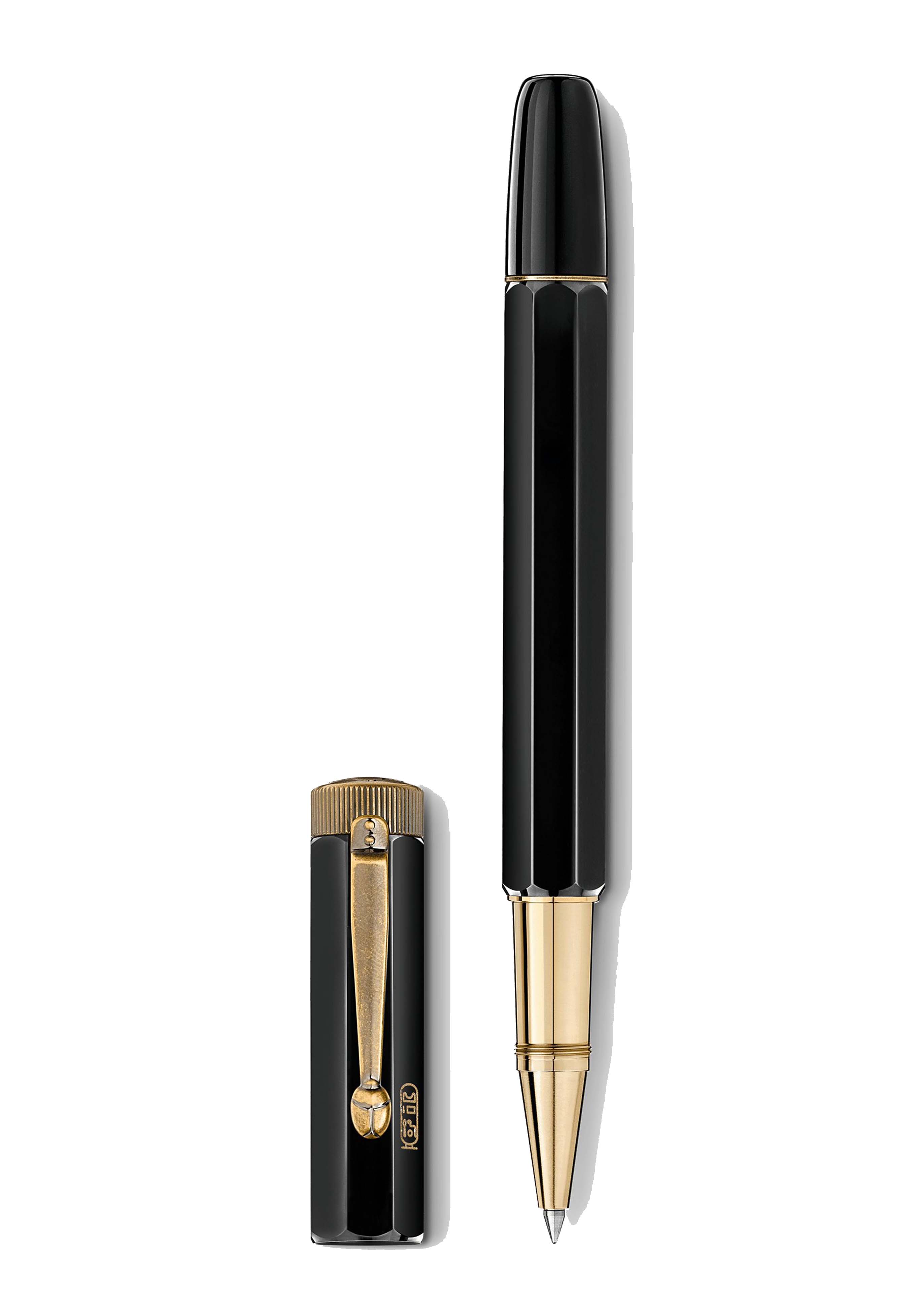 Montblanc Heritage Egyptomania Special Edition Black Rollerball Pen Image