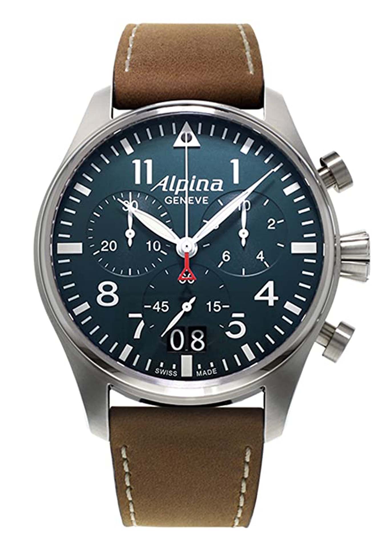 Startimer Pilot Chronograph Blue Dial Men's Watch AL-372N4S6 Image