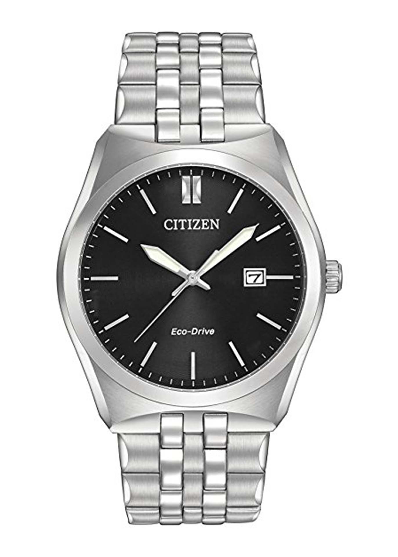 Citizen Black Round Dial Stainless Steel Watch BM7331-64E Image