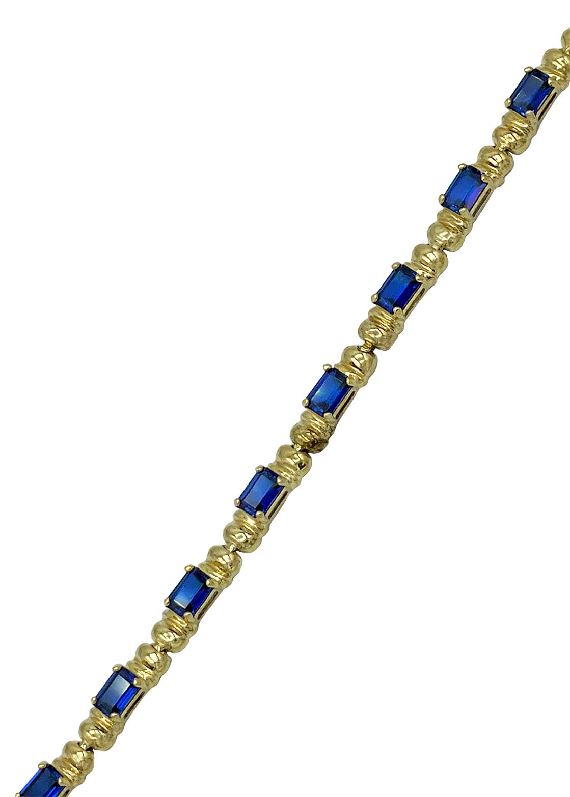 18k Yellow Gold Bracelet with Sapphires Image