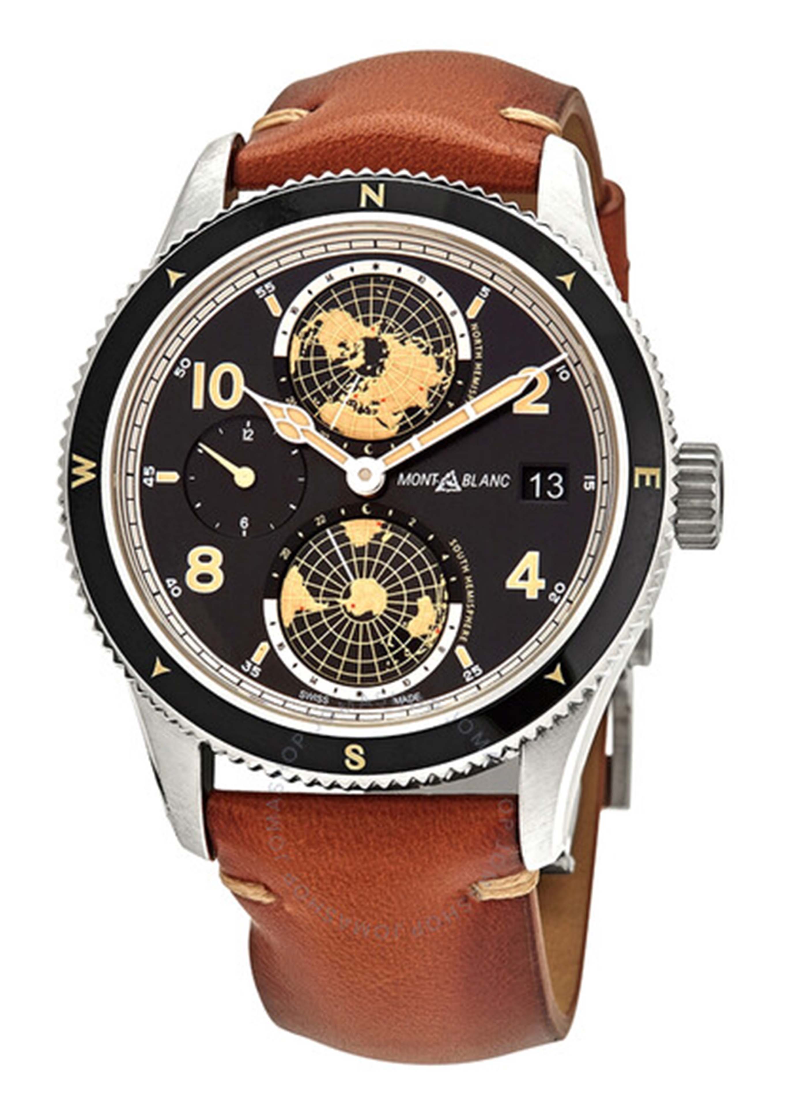 1858 Geosphere Automatic Black Dial Men's Watch Image