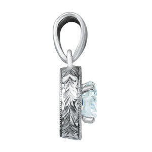1 CT Lab Diamond Solitaire Pendant