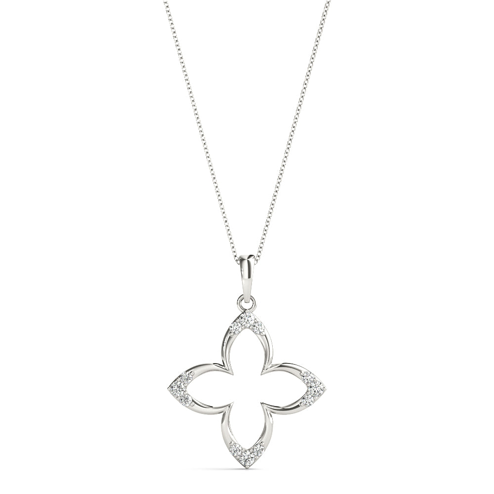 Lab Diamond Geometric 15MM Fashion Pendant