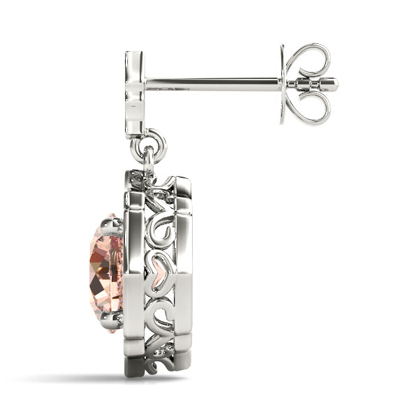 Lab Diamond Round Stud Earrings