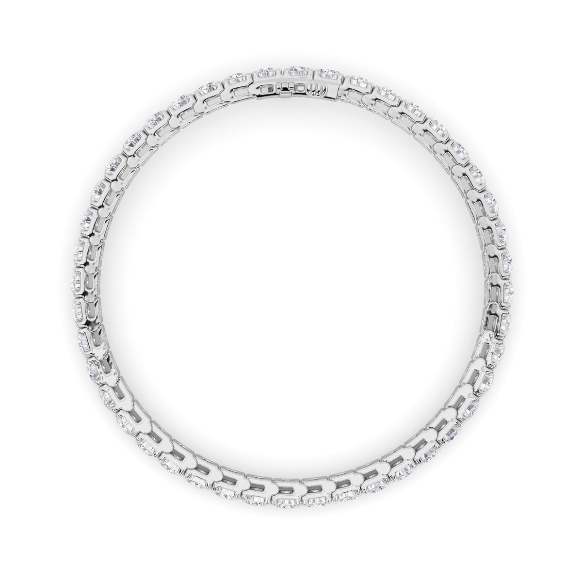 9Cttw Round Shaped Lab Grown Diamond (F/VS)  Bracelet in 14K Gold