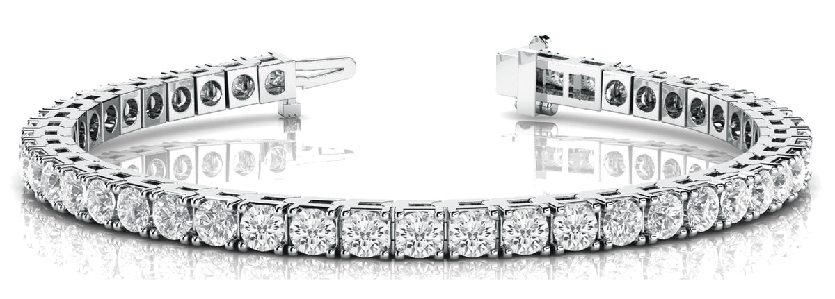 Lab Diamond In-Line Tennis Bracelet