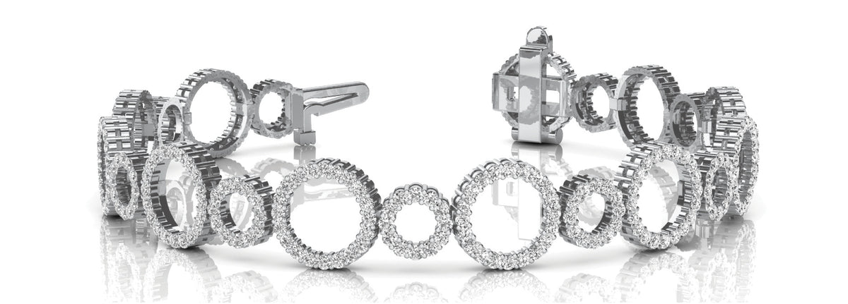 Diamond Lab Grown Tennis Bracelet