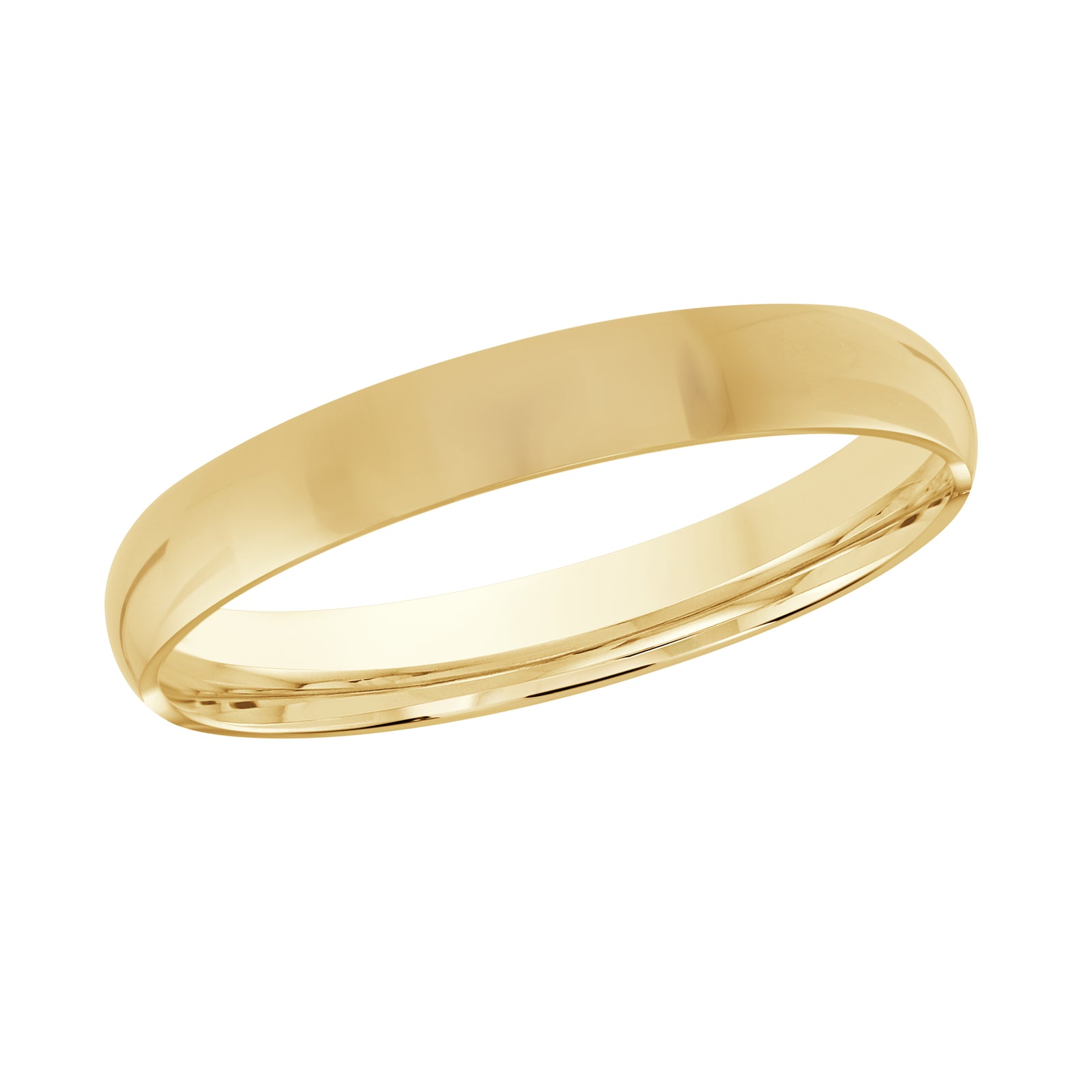 2mm Yellow Polished Plain Band Style J-100-02Y-03