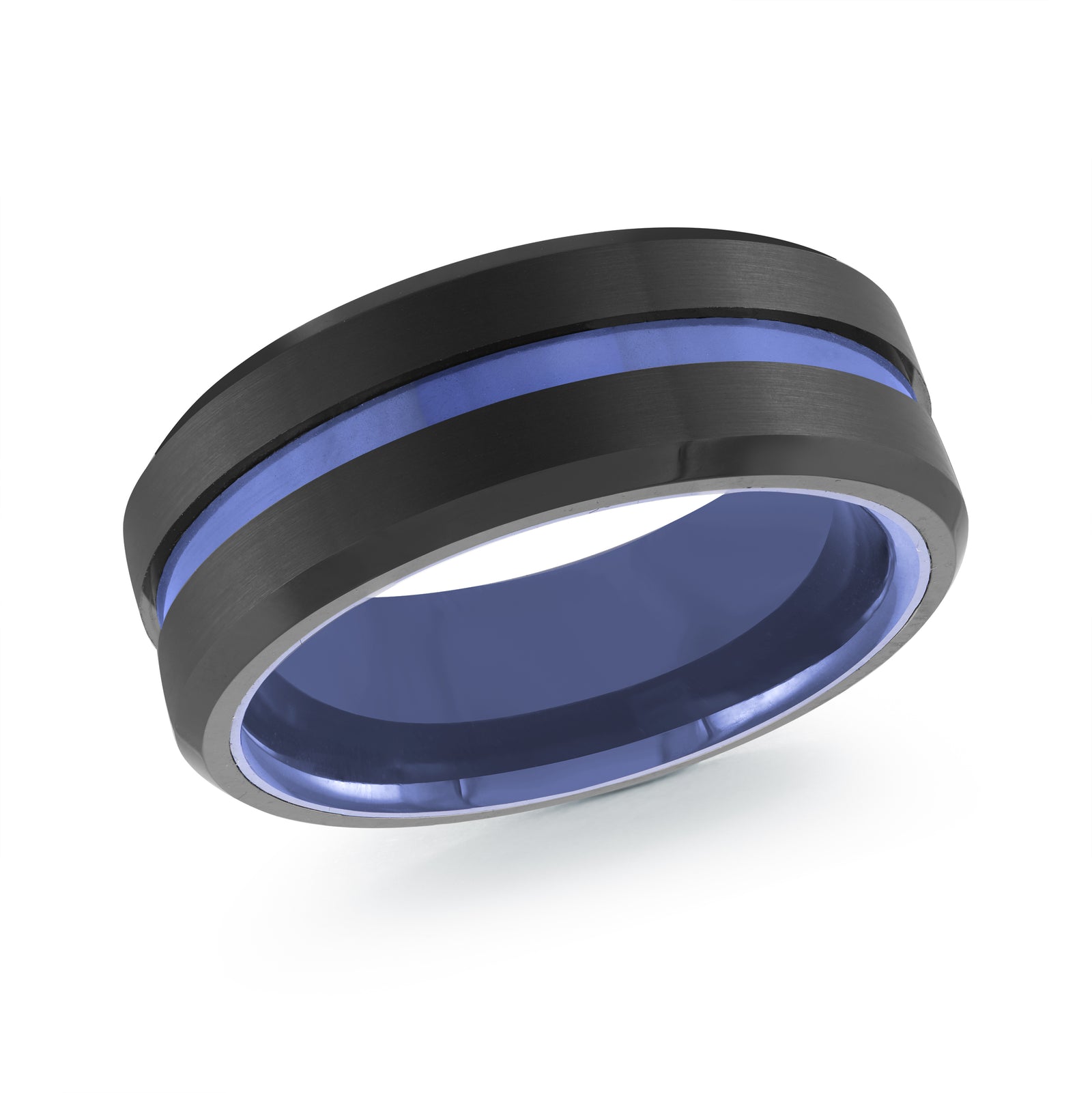 8mm Black Tungsten Band Style TG-067