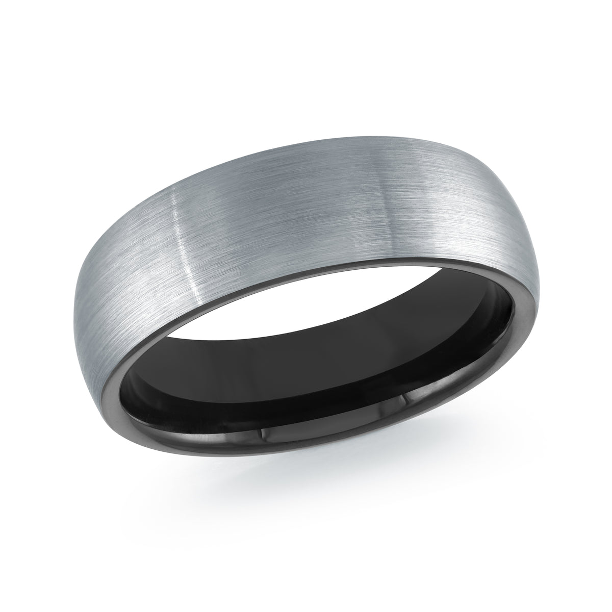 7mm White Tungsten Band