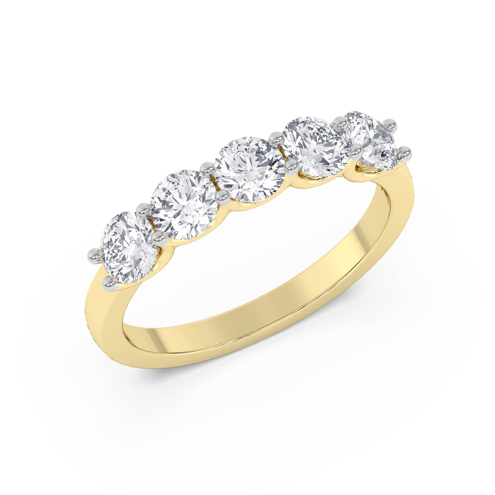 Eternal Five Stone Lab Diamond Ring