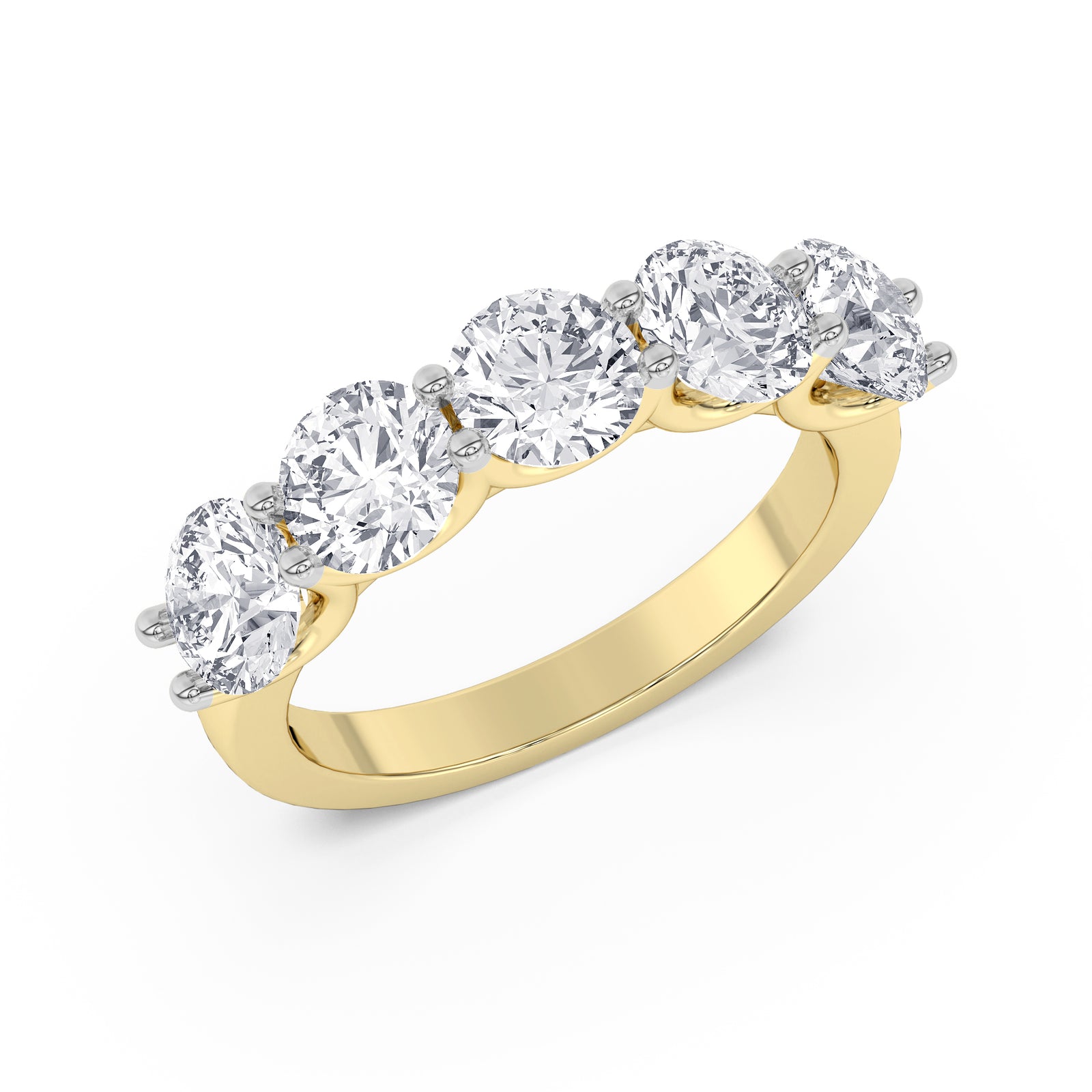 Eternal Five Stone Lab Diamond Ring